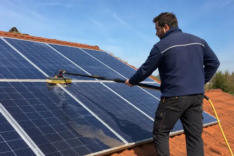 Nettoyage et entretien de panneaux solaires à Trébons-sur-la-Grasse
